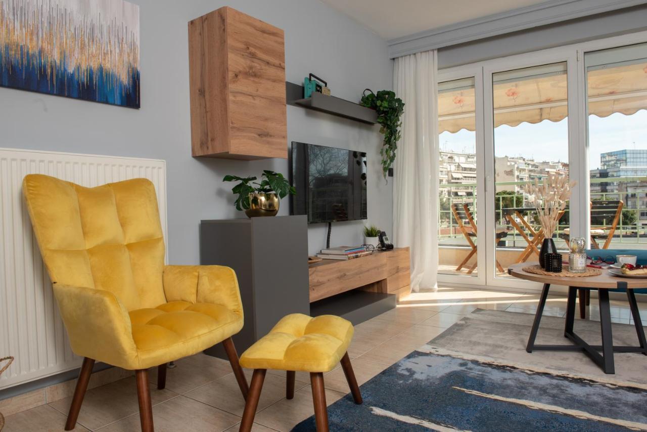 "Orpheus' Apartment" View And Parking Near The Center Salonic Exterior foto